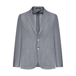Tagliatore Men Montecarlo Tailored Linen Jacket